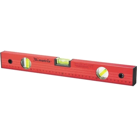 Уровень алюминиевый 2000 мм 3 глазка красный линейка MTX 332419 купить в Надыме