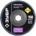 Круг шлифовальный ЗУБР "ПРОФИ" лепестковый торцевой, тип КЛТ 1, зерно-электрокорунд циркон, тип КЛТ 1, P60, 150х22,2мм 36596-150-60 купить в Надыме