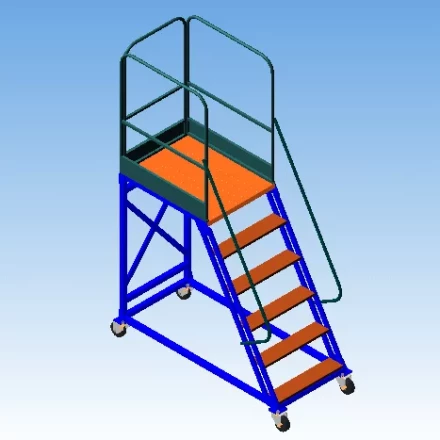 Лестница с площадкой УСЦ ЛСА-1500 купить в Надыме