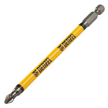 Бита PH2х127, сталь S2, цилиндр., 5шт. Е 6,3 Denzel 11646 купить в Надыме