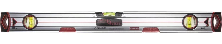 Уровень ЗУБР "ACURATE 5" коробчатый усиленный, особопрочный профиль из авиационного алюминия, 60см 34595-060 купить в Надыме