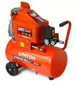 Компрессор масляный поршневой прямой привод Кратон AC-260-24-DD 3 01 01 033 купить в Надыме