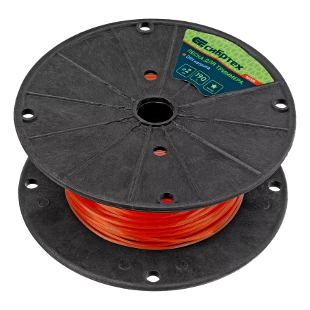 Леска для триммера звезда, на DIN катушке, 2.0 мм х 190 м, Россия Сибртех 961305 купить в Надыме