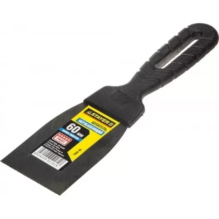 Шпатель STAYER "PROFESSIONAL", нержавеющее полотно, с пластмассовой ручкой, 60мм 1008-06 купить в Надыме