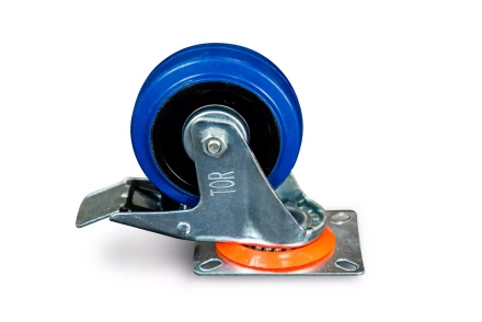 Колесо поворотное резина SRCLb 42 100 мм с тормозом (N) 1024207 купить в Надыме