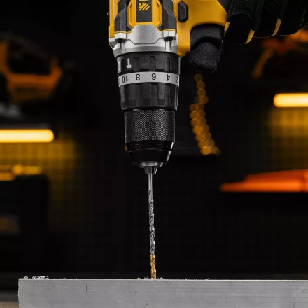 Сверло спиральное по металлу Denzel  4,5 х 126 мм, Р6М5, Golden Tip, удлиненное, 718252 купить в Надыме