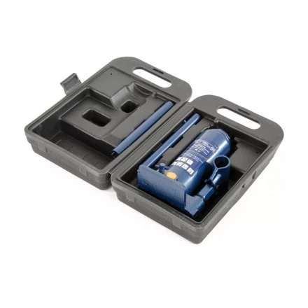 Домкрат гидравлический бутылочный 4 т h подъема 194–372 мм в пластиковом кейсе  STELS 51123 купить в Надыме