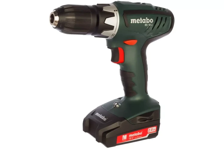 Дрель-винтоверт аккумуляторная Metabo BS 18 2х2.0Ач LiIon в кейсе купить в Надыме