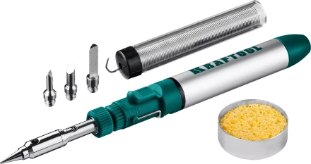 SolderGas 70B набор 8-в-1, газовый паяльник, горелка, фен, 30-70 Вт,  1300°С 55504-H8 купить в Надыме