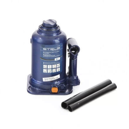 Домкрат гидравлический бутылочный телескопический 6 т подъем 170-430 мм Stels 51146 купить в Надыме