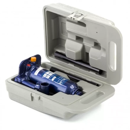 Домкрат гидравлический бутылочный 4 т h подъема 188-363 мм в пластиковом кейсе Stels 51174 купить в Надыме