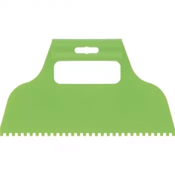 Шпатель для клея, пластмассовый, зубчатый 4х4 мм  СИБРТЕХ 86014 купить в Надыме