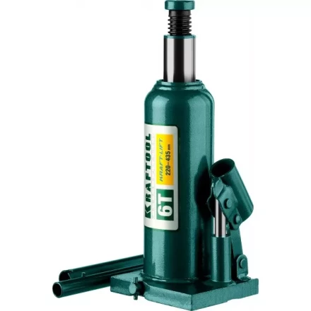 Домкрат гидравлический бутылочный "Kraft-Lift", сварной, 6т, 220-435мм, KRAFTOOL 43462-6 43462-6_z01 купить в Надыме