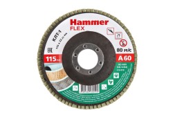 Круг Лепестковый Торцевой (КЛТ) HAMMER КЛТ 1 Ф115х22 Р60 213-019