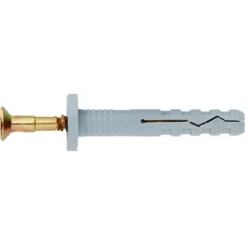 Дюбель-гвоздь СИБРТЕХ полипропиленовый с цилиндрическим бортиком 6х80 мм 100 шт 42146 купить в Надыме