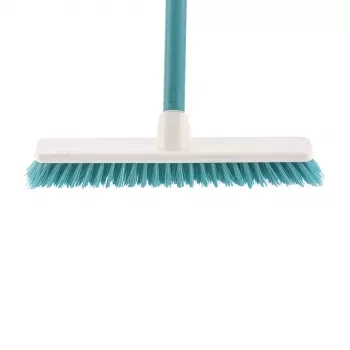 Щетка пластмасовая   "SHROBER" для чистки ковров 270 мм бирюз. c черенком 120 см D22мм ELFE 93550 купить в Надыме