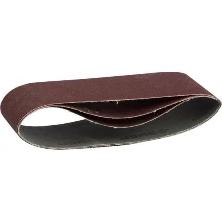 Лента шлифовальная бесконечная ЗУБР "МАСТЕР" на тканевой основе, для ЛШМ, P100, 75х457мм, 3шт 35541-100 купить в Надыме