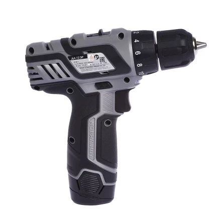 Аккумуляторная дрель-шуруповерт ИНТЕРСКОЛ ДА-12ЭР Li-ion (2 х 2Ач) купить в Надыме