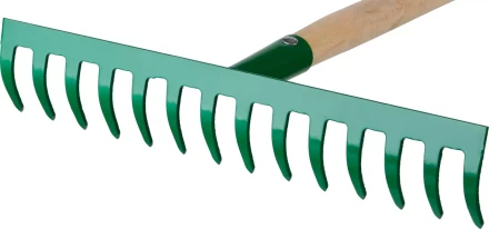 Грабли РОСТОК садовые с черенком, 14 прямых зубцов 421901-14 купить в Надыме