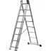 Лестница СИБИН универсальная, трехсекционная со стабилизатором, 8 ступеней 38833-08 купить в Надыме