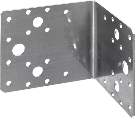 ЗУБР НКУ-2.0, 90 x 100 x 100 x 2 мм, нержавеющий крепежный уголок, Профессионал (310526-90) купить в Надыме