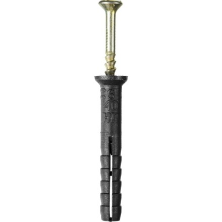 Дюбель-гвоздь полипропиленовый, потайный бортик, 6 x 40 мм, 125 шт, STAYER Master 30645-06-040 30645-06-040 купить в Надыме