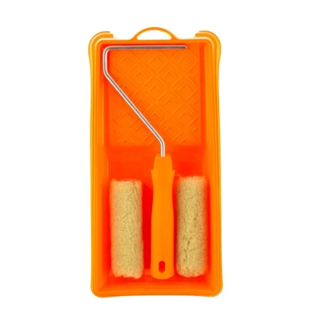 Малярный набор для фасадных работ: кювета 150 мм х 290 мм и мини-валик 110 мм Сибртех 80457 купить в Надыме