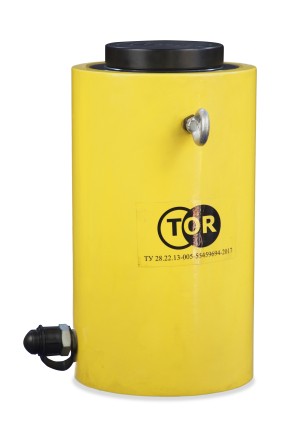 Домкрат гидравлический телескопический TOR HHYG-15510D (ДТ15Г510) 15 т (3 уровня) 1004683 купить в Надыме