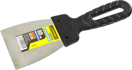 Шпатель STAYER "PROFESSIONAL", нержавеющее полотно, с пластмассовой ручкой, 80мм 1008-08 купить в Надыме