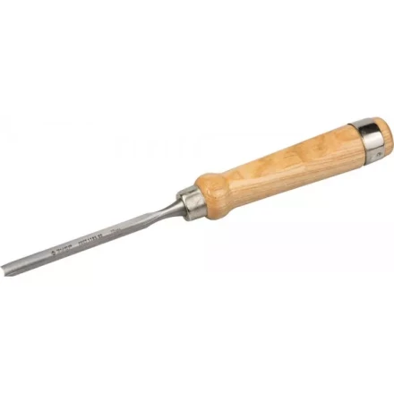 Стамеска-долото ЗУБР "ЭКСПЕРТ" полукруглая с деревянной ручкой, хромованадиевая сталь, 10мм 1822-10_z01 купить в Надыме