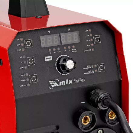 Аппарат инвертор. полуавтомат. cварки MTX MIG-180S 94302, 180A, ПВ 60%, катушка 5 кг купить в Надыме
