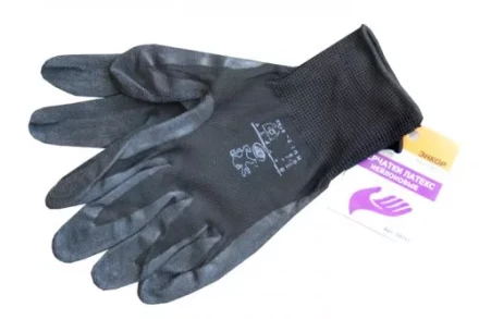 Перчатки нейлоновые Латекс Энкор красные1/10 58748 купить в Надыме