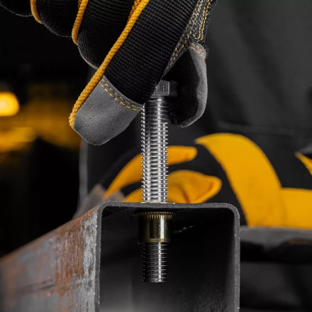 Заклепки резьбовые Denzel, стальные, оцинкованные, М12, пластиковый кейс, 25 шт., 40606 купить в Надыме