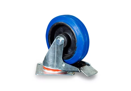 Колесо поворотное резина SRCLb 55 125 мм с тормозом (F) 1024396 купить в Надыме