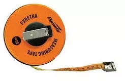 Рулетка геодезическая 20 м х 10 мм SPARTA лента ПВХ открытый корпус 314305 купить в Надыме