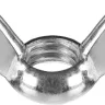 Гайка DIN 315 барашковая, M10, 2 шт, оцинкованная, ЗУБР 303736-10 купить в Надыме