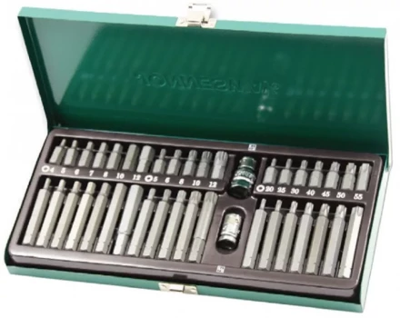 Набор вставок 4-12мм Т20-Т55 M5-M12 30/75мм 3/8&quot;DR 1/2&quot;DR 40предметов Jonnesway S29H4140S 47300 купить в Надыме