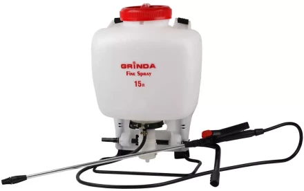 Опрыскиватель садовый GRINDA "Fine Spray" ранцевый, телескопический фибергласовый удлинитель, 15л 8-425215_z01 купить в Надыме