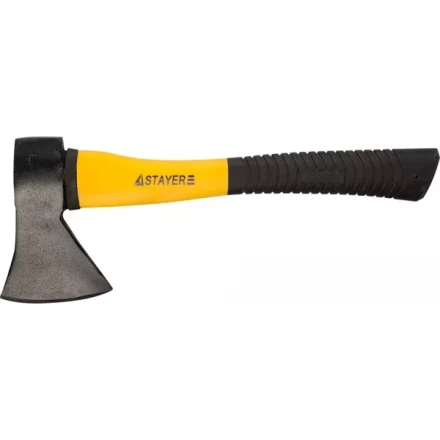 Топор STAYER "STANDARD" кованый, фиберглассовая рукоятка, 0,6кг 20621-06 купить в Надыме