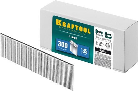 Гвозди тип 18GA (47 / 300 / F) 5000 шт 31785-35 купить в Надыме