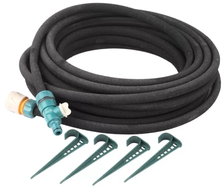 Шланг RACO сочащийся, в комплекте с коннекторами и колышками, 1/2"x15м 4270-55927 купить в Надыме