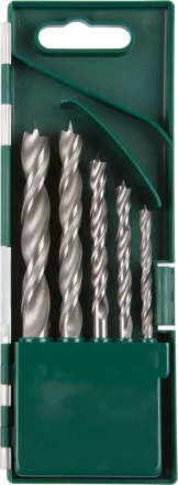 Набор сверл по дереву, KRAFTOOL 29400-H5, 5шт(4-10мм), двухленточных, спиральных 29400-H5 купить в Надыме