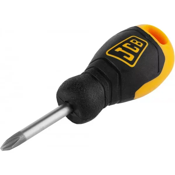 Отвертка JCB, хромомолибденовая сталь S2, двухкомпонентная рукоятка, магнитный наконечник, PH №2х40мм JSD001 купить в Надыме