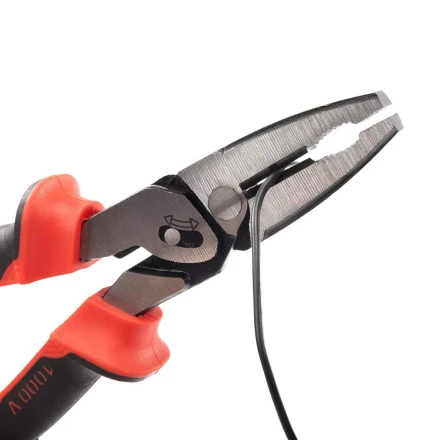 Пассатижи диэлектрические КВТ со сдвоенным шарниром 225 мм (102700) купить в Надыме