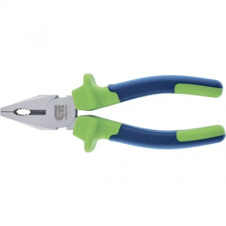 Плоскогубцы комбинированные 160 мм двухкомпонентные рукоятки СИБРТЕХ 17050 купить в Надыме