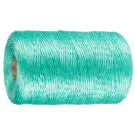 Шпагат ЗУБР многоцелевой полипропиленовый, зеленый, d=1,8 мм, 500 м, 50 кгс, 1,2 ктекс 50033-500 купить в Надыме