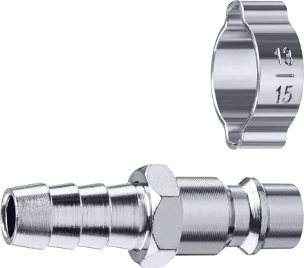 ЗУБР штуцер елочка, 10 мм - рапид штуцер, переходник с обжимным хомутом, Профессионал (64918-10) купить в Надыме