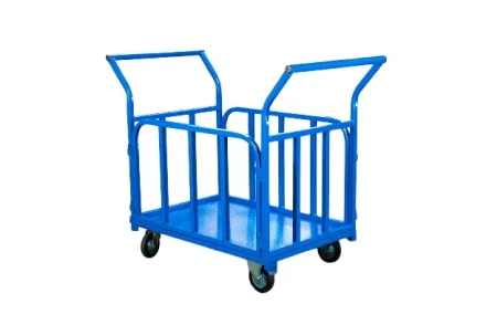 Тележка платформенная TOR ТП-Б (800х1400) с бортами и двумя ручками (колеса 160) 1048699 купить в Надыме