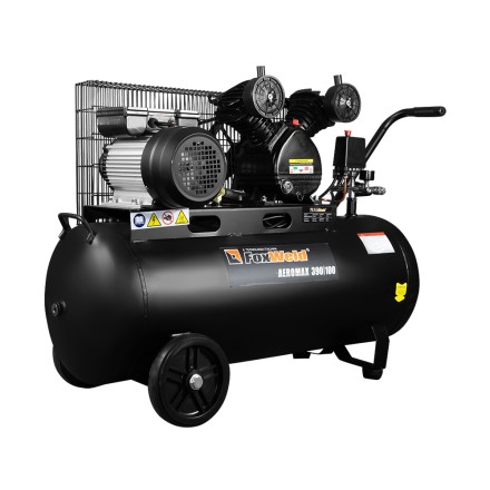 Компрессор масляный ременной AEROMAX 390/100 FoxWeld купить в Надыме