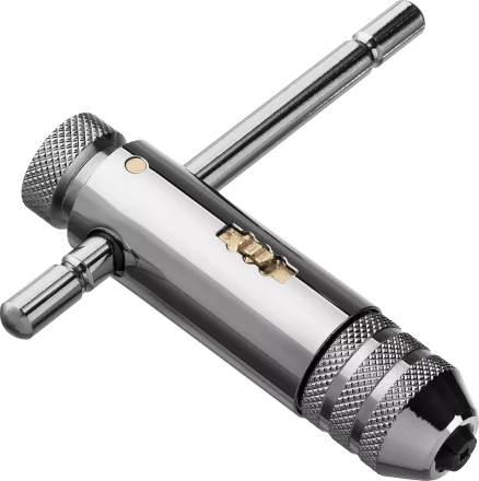 Метчикодержатель ЗУБР "ПРОФЕССИОНАЛ" с храповым механизмом и реверсом М3 - М10, 85 / 100 мм 28137-85_z01 купить в Надыме